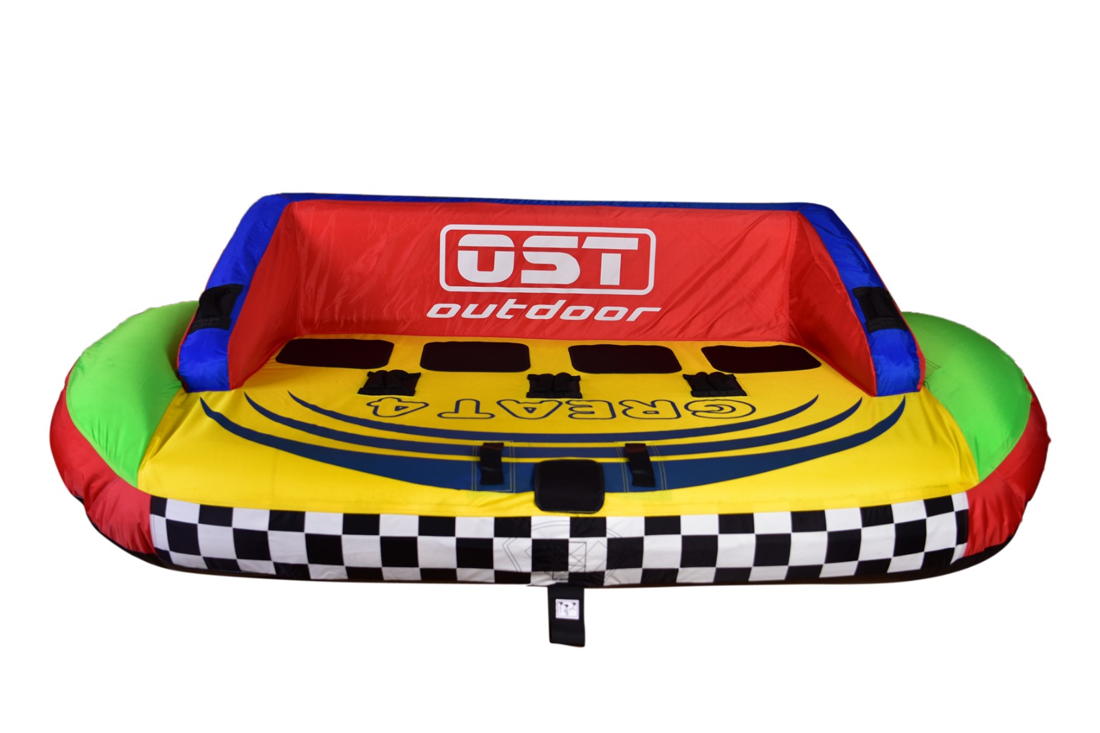Inflatable 4 persons Towing Tube For Watersports
